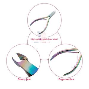 Outils professionnels de soins personnels en acier inoxydable Pince à cuticules personnalisée Coupe-ongles - Product Image 5
