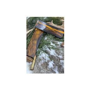 Mango de Cuchillo Resistente y Ecológico, Fabricado con Cuero de Cuerno, para Entornos Exteriores Exigentes, Duradero, Confiable, Moderno y Artesanal - Product Image 2