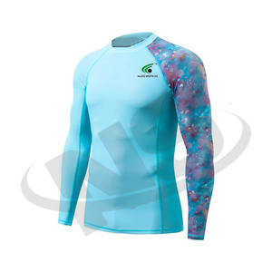 ชุดแรชการ์ดผู้ชายขายดี ทนทาน ผลิตตามสั่ง แขนยาว แห้งเร็ว ระบายอากาศได้ดี ผ้าโพลีเอสเตอร์/คอตตอน ดีไซน์แบบกิโมโนยิวยิตสู - Product Image 4