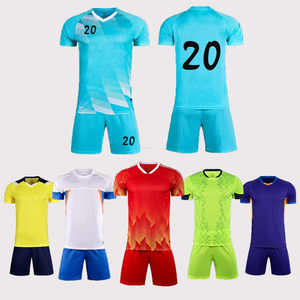 Logotipo sublimado Conjunto completo Camisetas de fútbol Kits de entrenamiento de equipo y trajes Ropa de fútbol - Product Image 1