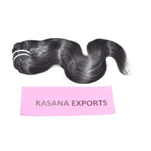 Paquet de vague de corps non traité brut Double trame traitement de temple indien Remy cheveux naturels de qualité noire pour femmes - Product Image 1