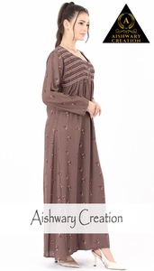 Vestido Midi Estilo Túnica con Volantes, Ligero, de Algodón Orgánico, con Bolsillos, Diseño Personalizado, Cómodo, Transpirable, Venta al Por Mayor - Product Image 4