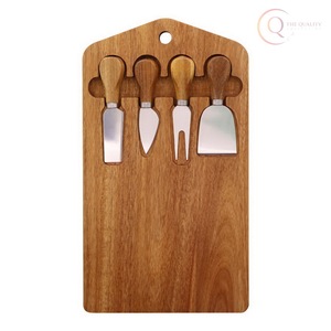 Tabla de Cortar de Madera con Acabado Natural, Ecológica, Antibacteriana, Utensilios de Cocina Duraderos e Higiénicos, Aptos para Lavavajillas - Product Image 4