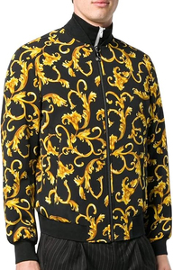 เสื้อแจ็กเก็ตบอมเบอร์สำหรับผู้ชายเสื้อเบสบอลพิมพ์ลายซับลิเมชันสำหรับใส่ตามท้องถนนโลโก้ตามสั่ง - Product Image 2