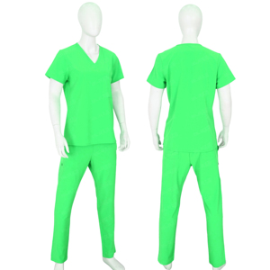 Blaze ensembles de gommages personnalisés uniformes d'hôpital à manches courtes d'infirmière avec col montant pour le personnel médical vêtements de combat personnalisables - Product Image 1
