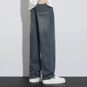 Man Jean Men 2025 Best Sale Men Jeans Pants for Sale <b>Denim</b> New High Quality Fashion Casual Ripped Blue Breathable OEM Service - Product Image 2