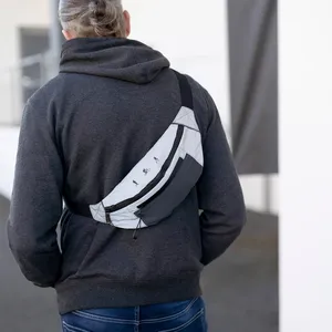 Borse in Plastica Riflettenti Personalizzabili per Promozioni, Gadget Riflettenti - Product Image 2