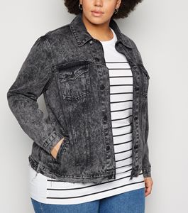 Chaqueta vaquera de algodón para mujer, chaqueta gruesa de fábrica a granel, haga su diseño a la moda, personalizado, de gran tamaño, negro de invierno - Product Image 1