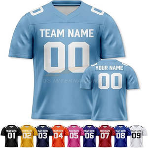 Venta al por mayor de camisetas de fútbol americano de la ciudad de Atlanta, ropa de equipo para hombre hecha a medida, malla transpirable, sublimación, secado rápido - Product Image 2