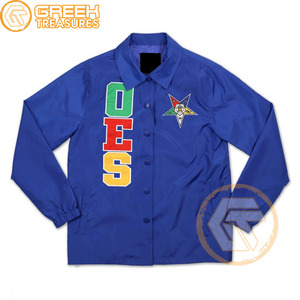 Customized Order of the Eastern <b>Star</b> Polyester Embroidered Line <b>Jacket</b> High Quality Greek Apparel Women OES Coaching <b>Jackets</b> - Product Image 2