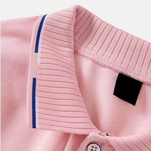 Polo de Cuello Alto Personalizable de Alta Calidad, Polo de Golf Liso para Hombre con Logotipo Personalizado, Camiseta con Solapa - Product Image 5