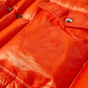 Men's High Street Style <b>Waterproof</b> Windproof Reversible Hooded Bubble <b>Jacket</b> Nylon/Polyester Custom Made Plus Size Wholesale - Product Image 5