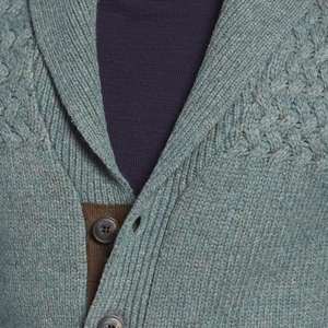 Cárdigan de Punto Informal 100% Algodón para Hombre, Cárdigan de Punto Holgado Extra Grande en Oferta - Product Image 2