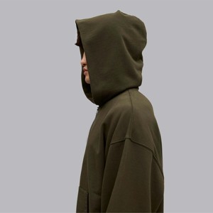 Sweat à capuche zippé Boxy Fit-Doux et confortable, parfait pour les tenues décontractées, les activités de plein air et les vêtements décontractés - Product Image 5