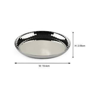 Bandeja de Servicio Personalizable de Acero Inoxidable de Estilo Moderno, de Alta Calidad, Duradera, Artesanía en Metal para Fiestas y Bodas - Venta al por Mayor - Product Image 5