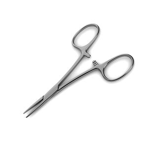 Fórceps profesionales para mosquitos de acero inoxidable, Instrumentos dentales de punta recta para sala de cirugía, fuente de alimentación Manual - Product Image 3