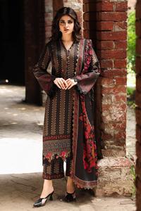 Dernier cri de conception salwar kameez pour femmes vêtements d'hiver pour dames robe en lin de très haute qualité imprimée brodée lenin - Product Image 2