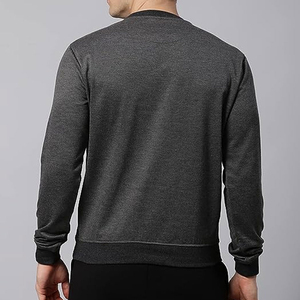 Sudadera de Hombre Casual, Cuello Redondo, Corte Regular, Transpirable, Secado Rápido, Color Sólido, Ecológica, Superventas de Invierno 2025 - Product Image 3