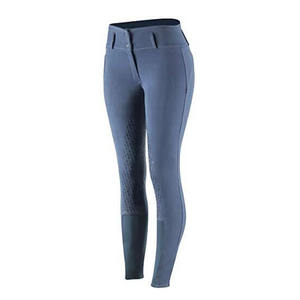 Vêtements équestres respirants sur mesure de qualité supérieure Leggings d'équitation imprimés personnalisés à siège intégral pour femmes - Product Image 2