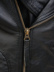 Nouveau design personnalisé Veste en cuir véritable à col montant pour hommes en peau de mouton de buffle et de vache pour hommes Style vintage et respirant - Product Image 2