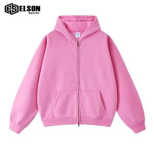 Buena calidad pulóver de gran tamaño con capucha hombres sudadera ácido lavado crudo dobladillo impresión DTF fabricación de ropa - Product Image 3