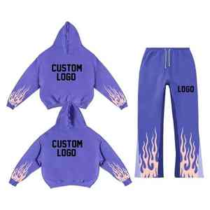 เสื้อวอร์มทรงหลวมแบบลำลองของผู้ชายชุดวอร์มทรงหลวมแบบรูดซิปได้สามแบบสำหรับฤดูร้อน - Product Image 2