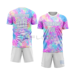 Conjunto de Camiseta de Fútbol Sublimada Personalizada para Hombre, Color Azul y Amarillo, de Secado Rápido, Sin Mangas, Transpirable, Ropa Deportiva de Verano para Adultos - Product Image 6