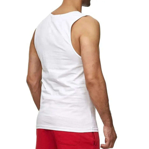 เสื้อกล้ามตาข่ายโพลีเอสเตอร์ระบายอากาศได้ดีสำหรับผู้ชายเสื้อออกกำลังกายฟิตเนสฤดูร้อน - Product Image 5