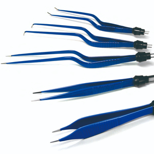 Instrumento quirúrgico de alta calidad, bayoneta, pinzas bipolares de EE. UU. con punta de 1,0 Mm, 16,5 Cm de longitud, pinzas bipolares de bayoneta para cirujanos - Product Image 1