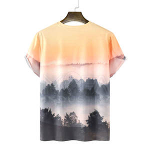 Camisetas de sublimación personalizadas OEM para hombres, camisetas con estampado completo de poliéster a granel para publicidad y UNIFORMES DE EQUIPO - Product Image 2