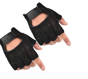 Guantes Deportivos de Medio Dedo para Hombre, Antideslizantes, con Malla en la Parte Posterior, para Yoga, Actividades al Aire Libre, Levantamiento de Pesas y Ciclismo, Venta al Por Mayor - Product Image 1