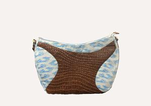 Bolso de mano Vintage de moda de lujo para mujer, espacioso, de tamaño mediano, de cuero genuino, con múltiples compartimentos, hecho a mano, impreso, poliéster elegante - Product Image 3