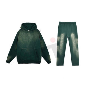 Survêtements d'hiver décontractés à capuche pour hommes et femmes, en molleton mi-lourd, respirants, avec impression personnalisée, vêtements de sport décontractés - Product Image 3