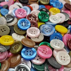 Boutons de chemise modernes écologiques en plastique poli pour les usines de confection couture couture couture vêtements de mode - Product Image 3