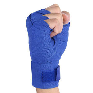 Wholesale Price Custom Made High Quality Boxing Hand Wraps \ Custom Logo Printing <b>Elasticated</b> Quick Hand Wraps - Product Image 4