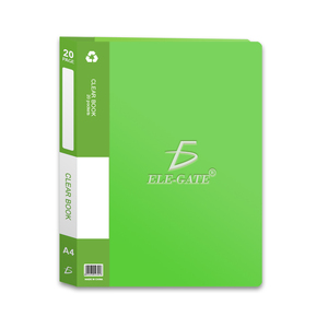 ซองใส่เอกสาร/แฟ้มพลาสติกสี ขนาด A4 พิมพ์โลโก้ได้ วัสดุ PP สำหรับสำนักงาน พร้อมแผ่นป้ายชื่อและลวดลาย - Product Image 3