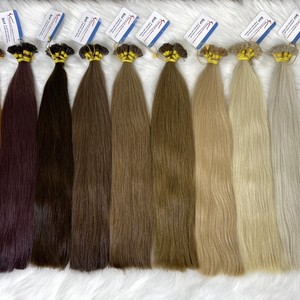 Extensions de cheveux humains à pointe de kératine à prix d'usine Extension de cheveux à pointe plate Cheveux humains vietnamiens - Product Image 4
