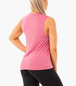 Venta al por mayor deportes camiseta Slim Fit secado rápido Yoga Tops Yoga deportes correr Tops gimnasio entrenamiento camisetas sin mangas para las mujeres - Product Image 4