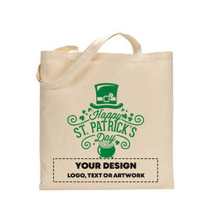 Sac fourre-tout pour femme pour la Saint-Patrick avec un grand chapeau joyeux, design élégant et festif - Product Image 3