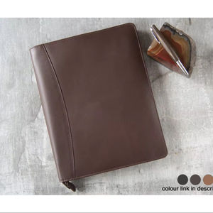 แผ่นหนัง A5โฟลเดอร์ช็อคโกแลต (29ซม. X 21ซม. x 2ซม.) สามารถปรับแต่ง LP5-0054เองได้ - Product Image 4
