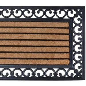 Tapis en pvc/tapis imprimé pour porte et jardin de qualité supérieure/à usage domestique, fabrication de tapis de porte en coco pour hôtels - Product Image 1