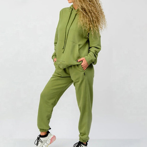 Sudadera con capucha para hombre, ropa deportiva masculina de alta calidad con logotipo personalizado, chándal liso de Color sólido, venta al por mayor - Product Image 3