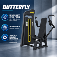 BN Promotion Équipement de fitness commercial Machine Pec Deck Butterfly pour l'entraînement des pectoraux et des épaules