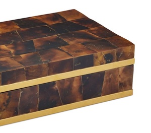 Handmade Multicolor Resin Inlay Rectangle <b>Box</b> for Storing Small Accessories and Festive Gifting - Product Image 3