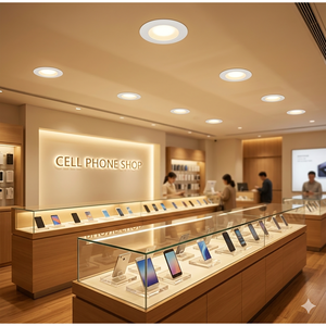 Luminaria LED Empotrable Simple R63, Luz Blanca Cálida (3500K) para Interiores, Clasificación IP33, Ecológica, de Acero, con 2 Años de Garantía - Product Image 5