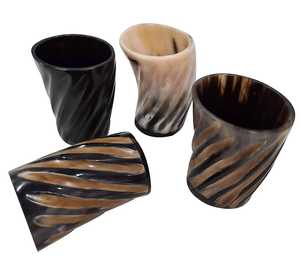 Vaso de Cóctel de Cuerno de Vaca Hecho a Mano MN EXPORTS MNE-130 de la Mejor Calidad, Ligero, Ecológico, Apto para Lavavajillas, para Cerveza, Vino, Bodas - Product Image 5