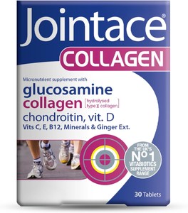 ยาเม็ดคอลลาเจนบำรุงข้อต่อผสมกลูโคซามีนและคอนดรอยติน 30 เม็ด อาหารเสริมบำรุงข้อต่อรายวัน - Product Image 1