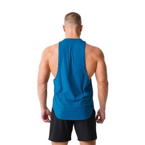 Camiseta sin mangas de corte holgado para hombre asequible, camiseta sin mangas de corte relajado para salón de playa o ropa deportiva, camiseta sin mangas de entrenamiento personalizada para hombre - Product Image 4
