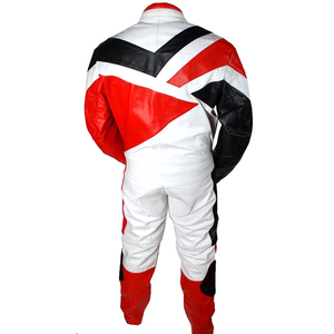 Traje de Motociclista Tending de 2 Piezas con Logotipo de Diseño Personalizado, Traje de Carreras de Cuero Transpirable e Impermeable para Todas las Estaciones 2025 - Product Image 4