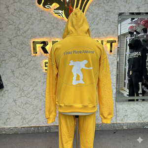 Tendencia Moda Tasa de fábrica Etiqueta privada Cremallera Sudadera con capucha Puff Impreso fábrica hecha precio barato sudaderas con capucha hombres sudaderas con capucha para hombres - Product Image 2